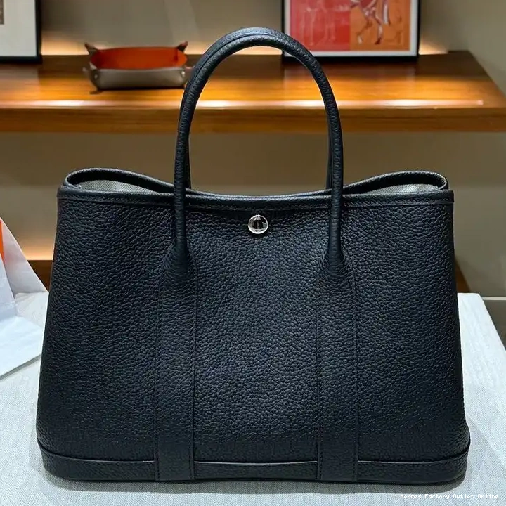 Bag Palladium In Togo Hermes Black Hardware Party Leather Garden 0506